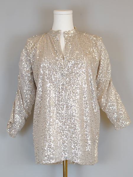 Millie Top - Silver Sequins!