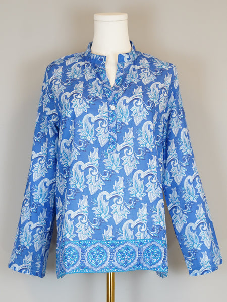 Millie Tunic Top - Samara - Blues