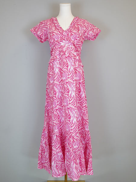 Mallory Maxi Dress - Jungle Dot - Pinks