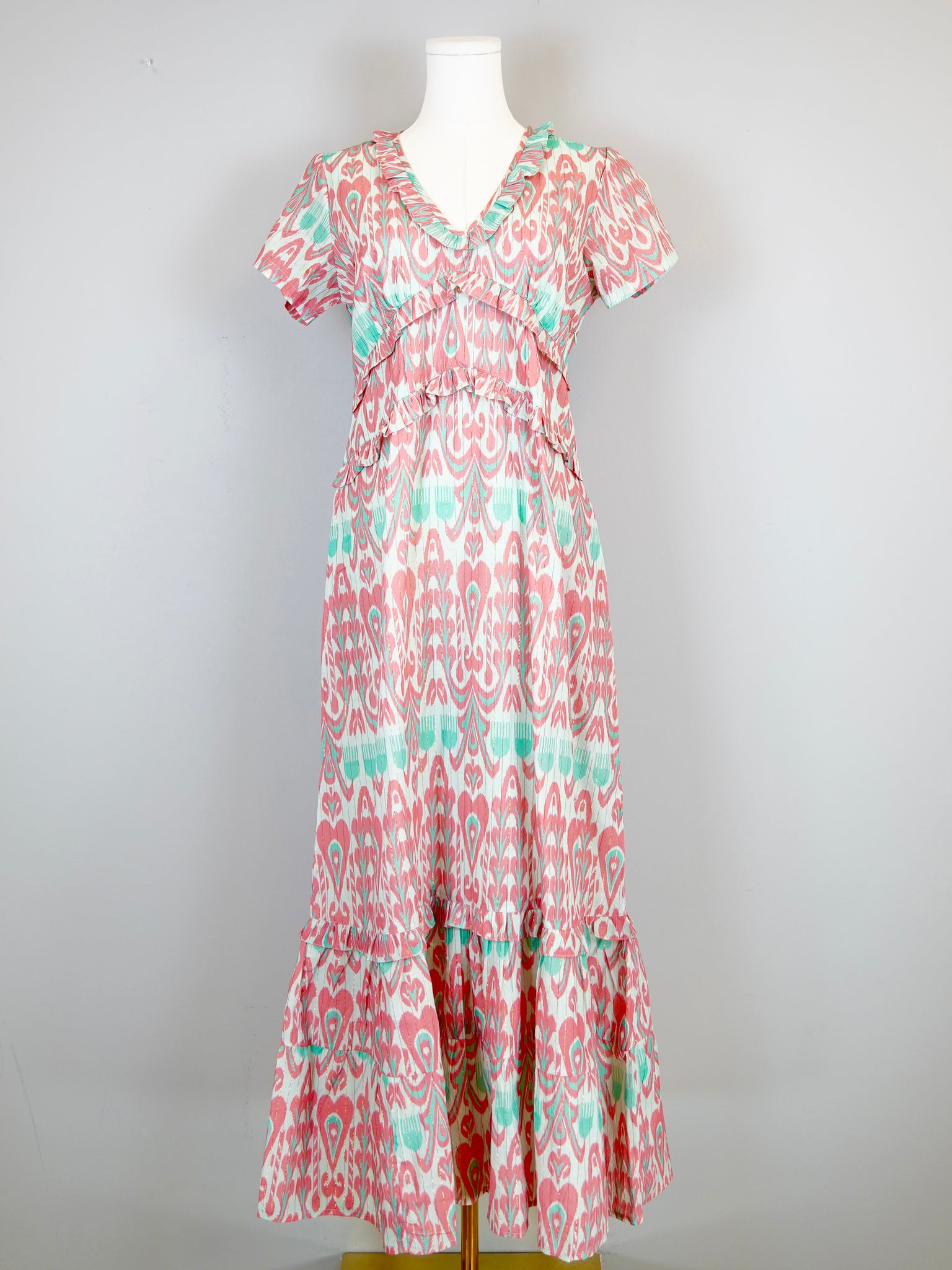 Mallory Maxi Dress - Ikat Sorbet