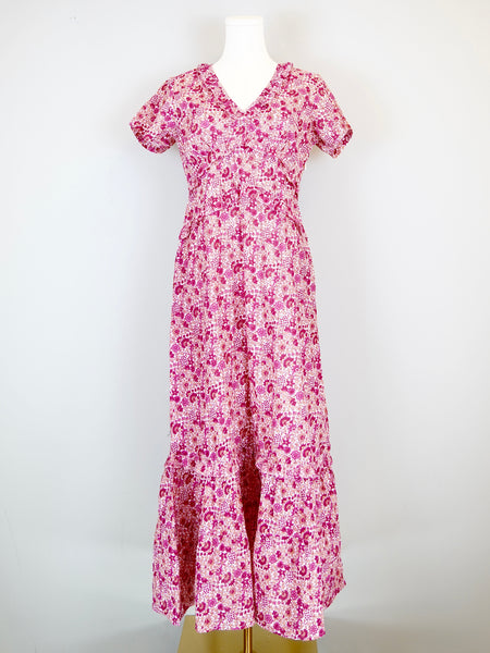 Mallory Maxi Dress - Mini Floral Pinks