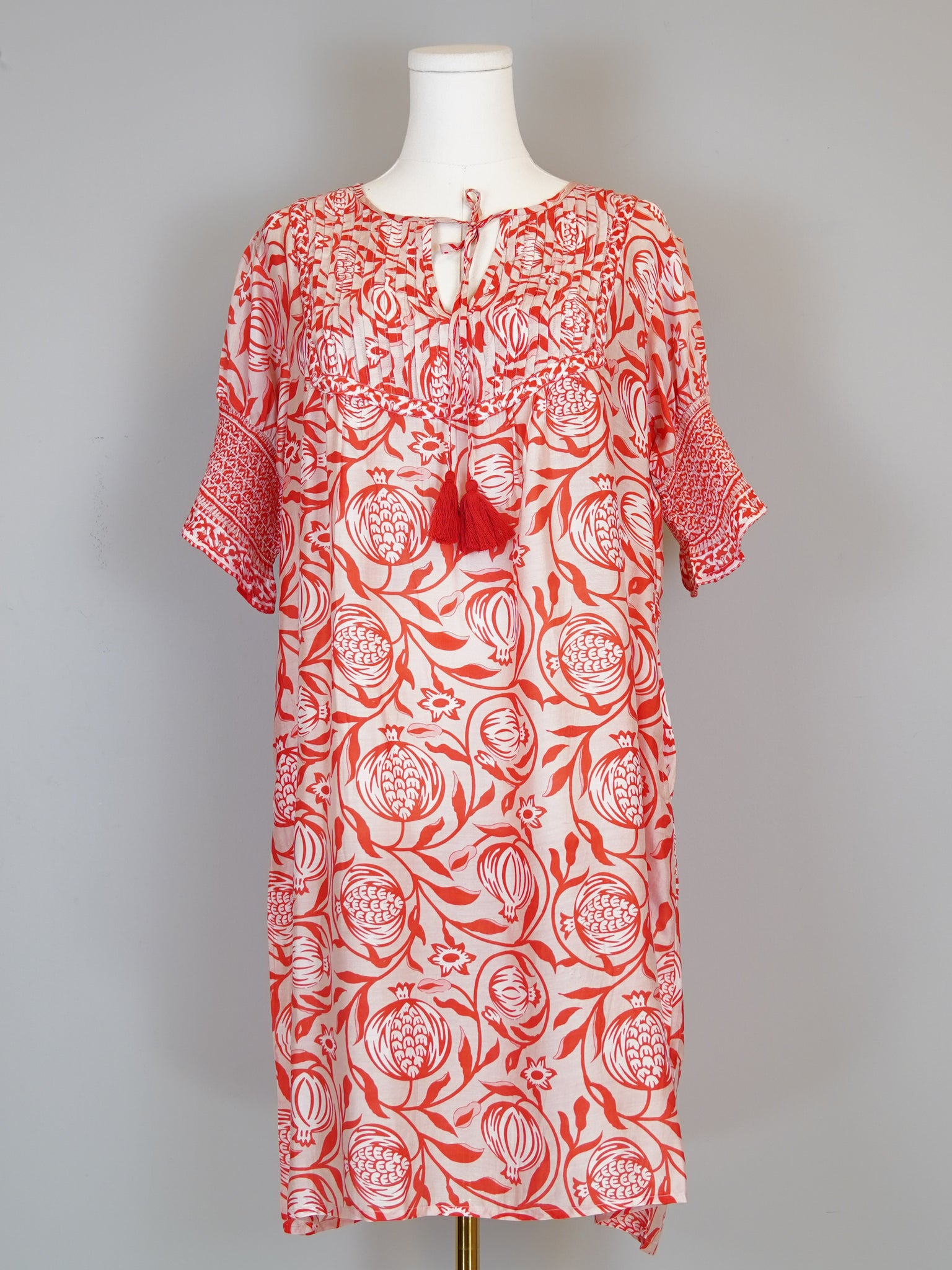Celerie Dress- Pomegranate- Bliss/Orange