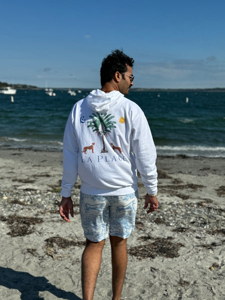 LA PLAGE Logo Hoodie Sweatshirt