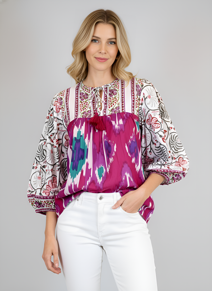 Phoebe Balloon Sleeve Top