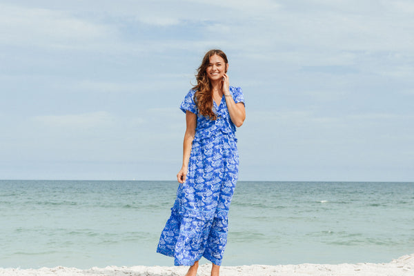 Mallory Maxi Dress - Samara - Blues