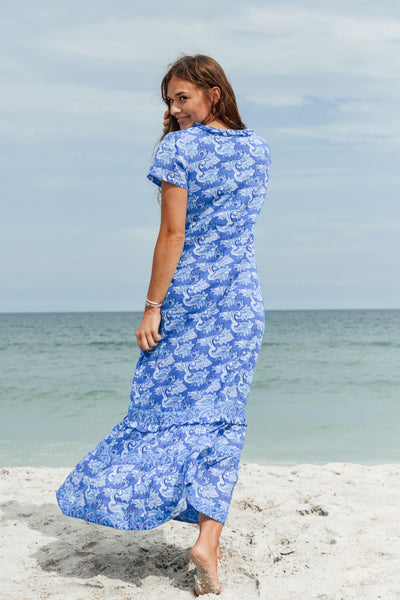 Mallory Maxi Dress - Samara - Blues